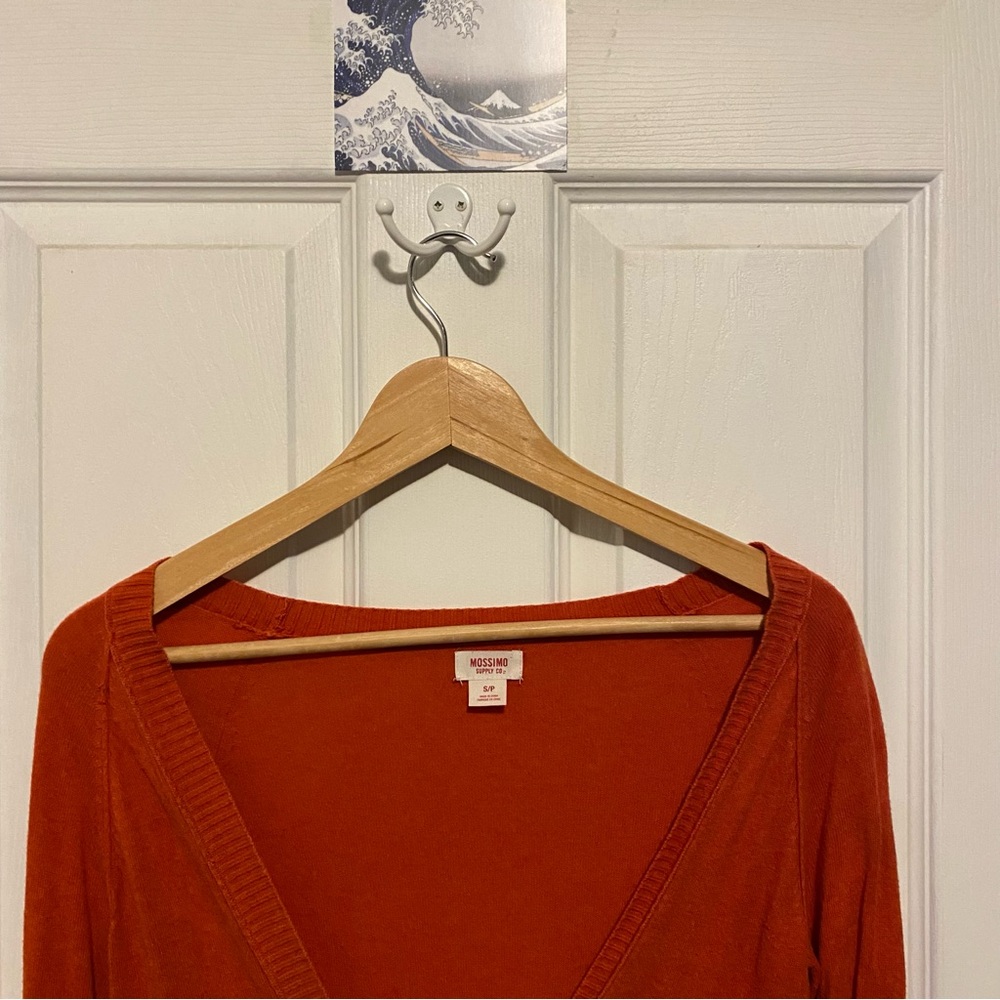 4/$25 Mossimo Orange Cardigan - S